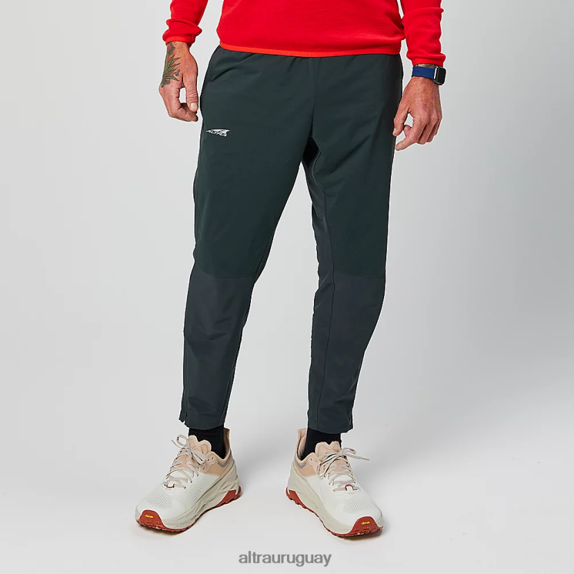 pantalón de viento de sendero 8B0NLP330 fondos hombres negro Altra