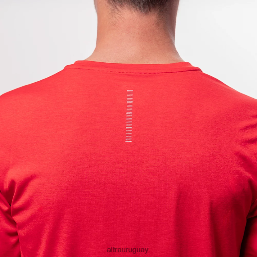 camiseta de manga corta con núcleo 8B0NLP310 tapas hombres brezo rojo fuego Altra