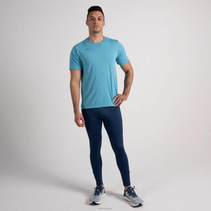 camiseta de manga corta core para hombre delphinium blue heather LR22338 Brezo azul delfinio hombres Altra