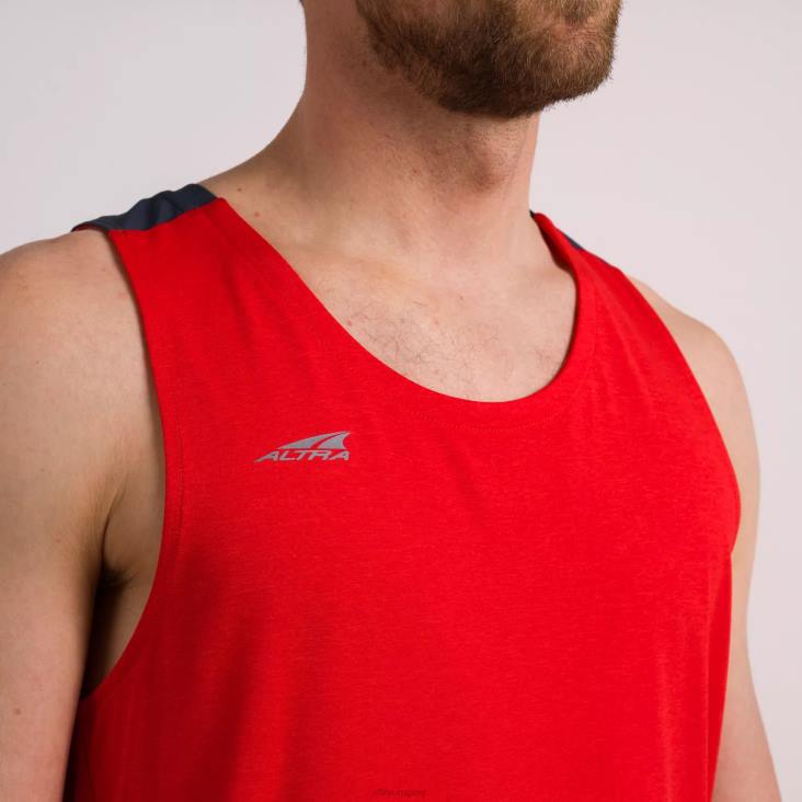camiseta sin mangas men vanish fiery red heather LR22334 brezo rojo fuego hombres Altra