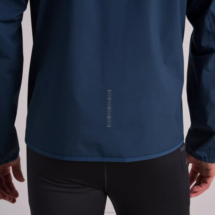 chaqueta impermeable para correr para hombre azul océano iluminado por la luna LR22352 océano azul iluminado por la luna hombres Altra