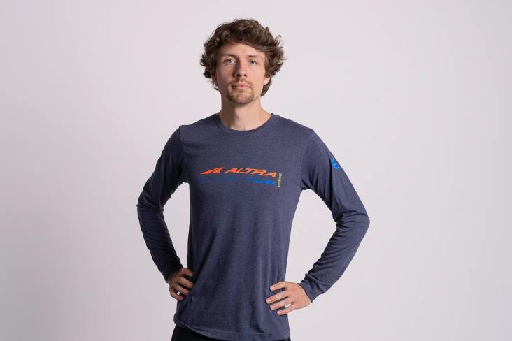 hombre clásico manga larga azul marino LR22349 Armada hombres Altra