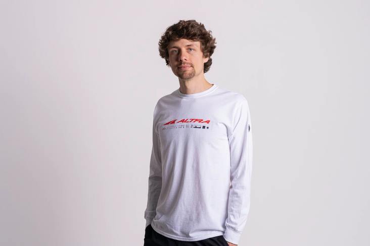 hombre clásico manga larga blanco-rojo LR22348 blanco rojo hombres Altra