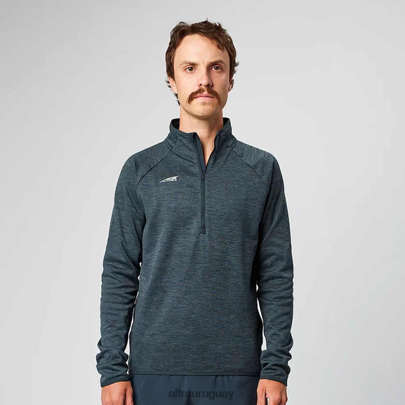 jersey con 1/2 cremallera central 8B0NLP319 tapas hombres bosque río brezo Altra