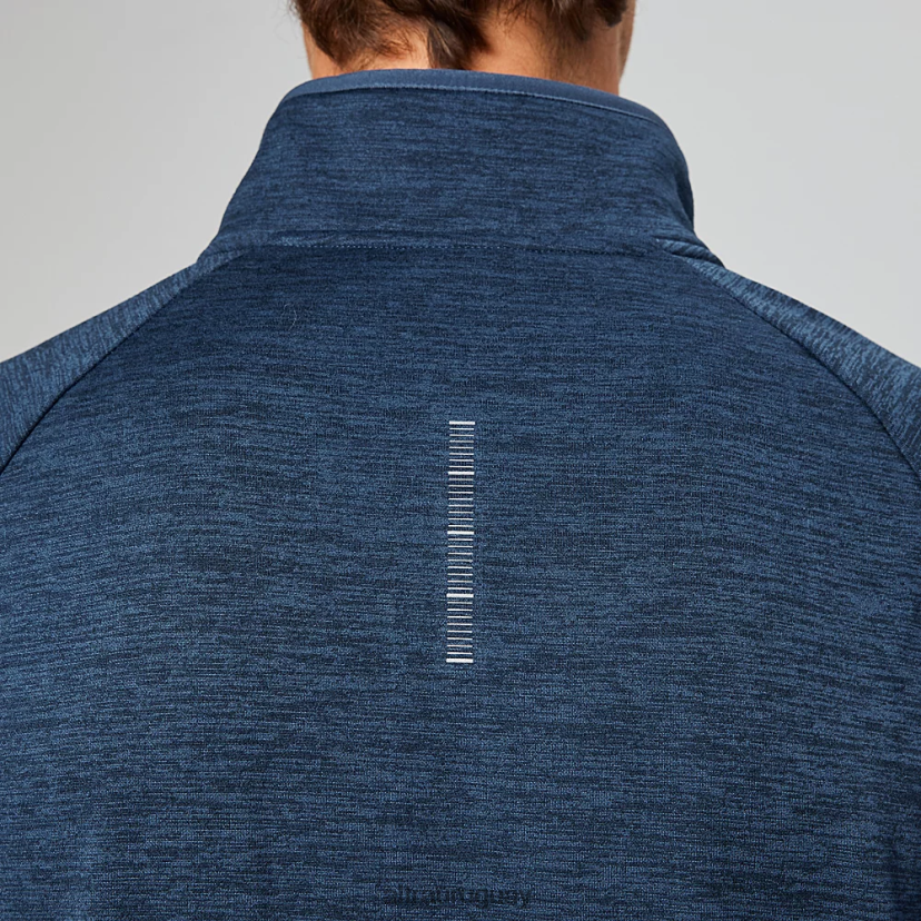 jersey con 1/2 cremallera central 8B0NLP321 tapas hombres océano azul iluminado por la luna Altra