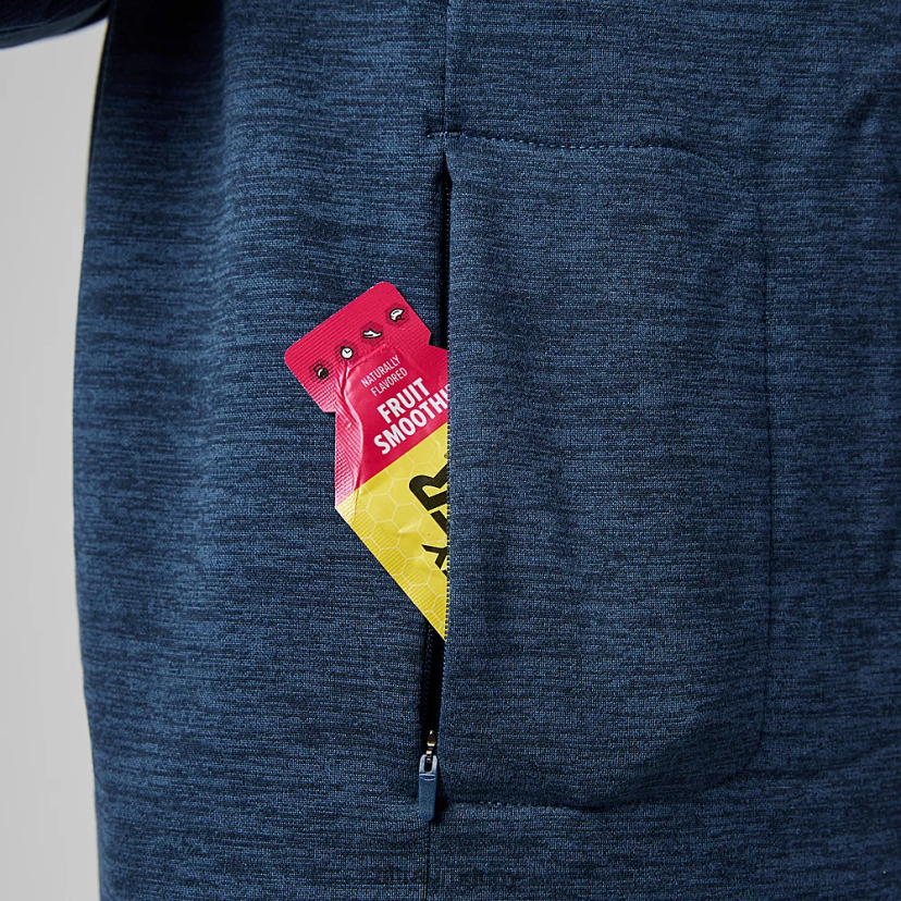 jersey con 1/2 cremallera central 8B0NLP321 tapas hombres océano azul iluminado por la luna Altra