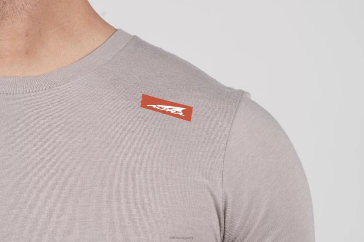 leyenda de los hombres de manga corta topo LR22347 gris pardo hombres Altra