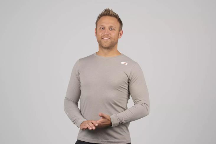 leyenda de los hombres de manga larga topo LR22350 gris pardo hombres Altra