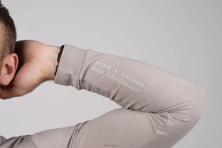 leyenda de los hombres de manga larga topo LR22350 gris pardo hombres Altra