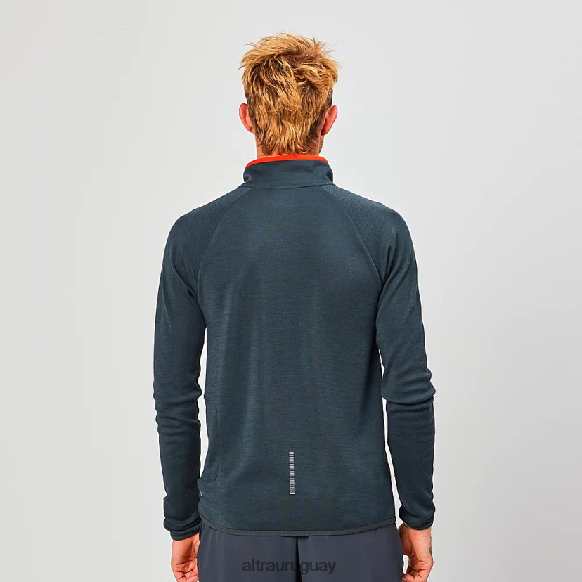 núcleo de lana merino 1/2 cremallera 8B0NLP313 tapas hombres negro Altra