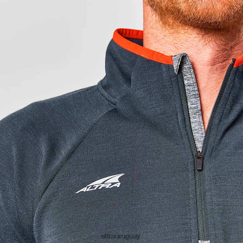 núcleo de lana merino 1/2 cremallera 8B0NLP313 tapas hombres negro Altra