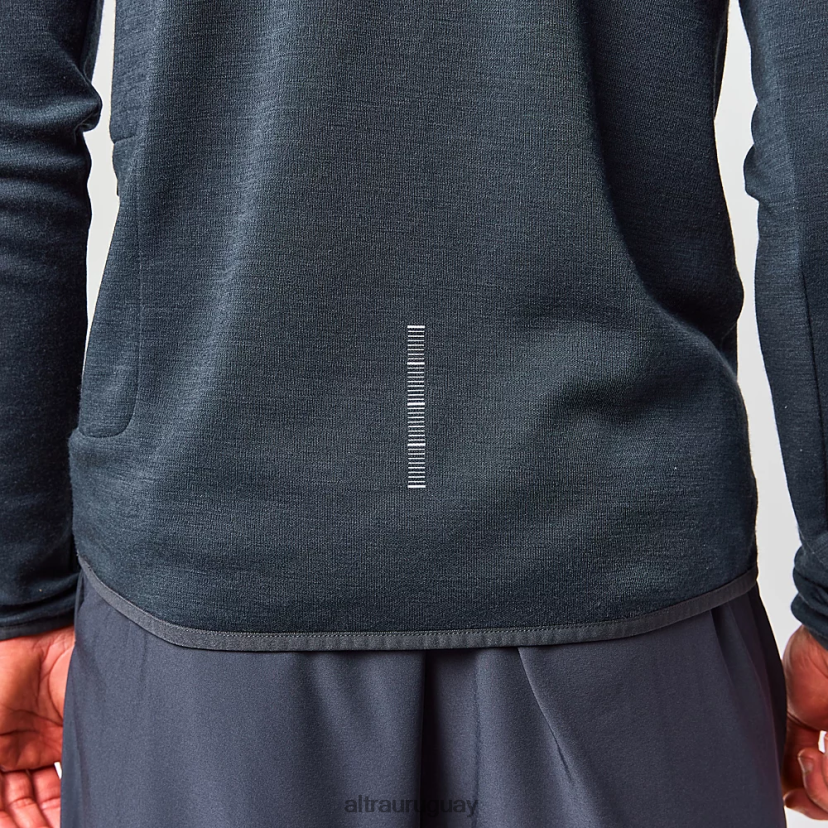 núcleo de lana merino 1/2 cremallera 8B0NLP313 tapas hombres negro Altra