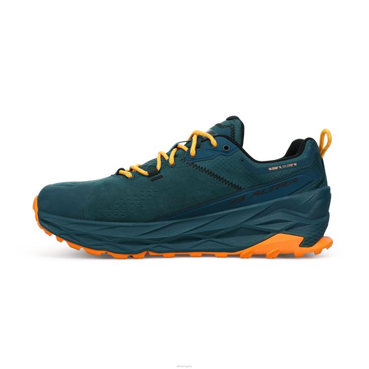 Olympus 5 Hike Low GTX para hombre verde azulado profundo LR2295 verde azulado profundo hombres Altra