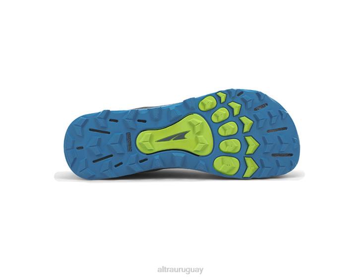 lone Peak 5 ancho hombre azul-lima LR22381 azul-lima hombres Altra