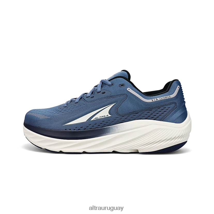 a través del Olimpo 8B0NLP253 zapatos de carretera hombres azul mineral Altra