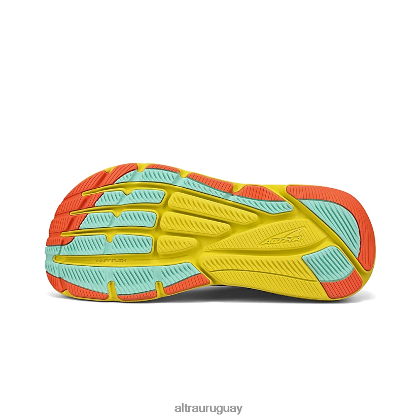 a través del Olimpo 8B0NLP254 zapatos de carretera hombres gris/amarillo Altra