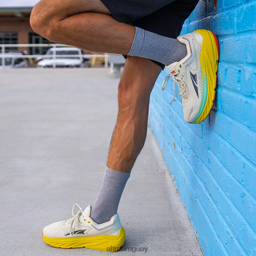 a través del Olimpo 8B0NLP254 zapatos de carretera hombres gris/amarillo Altra