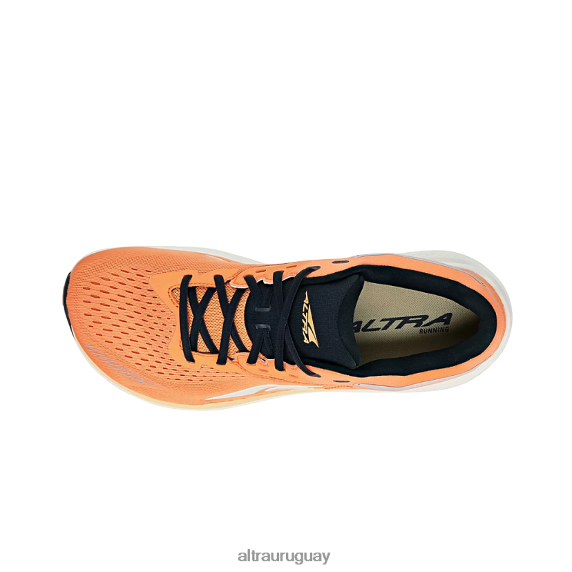 a través del Olimpo 8B0NLP255 zapatos de carretera hombres negro/naranja Altra
