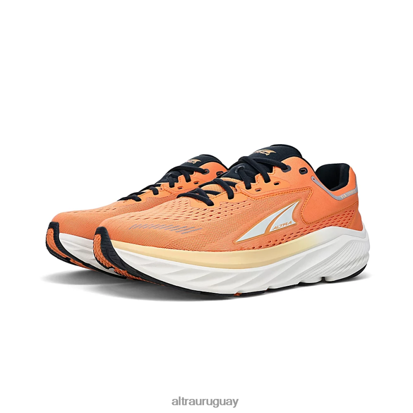 a través del Olimpo 8B0NLP255 zapatos de carretera hombres negro/naranja Altra