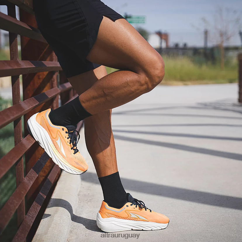 a través del Olimpo 8B0NLP255 zapatos de carretera hombres negro/naranja Altra