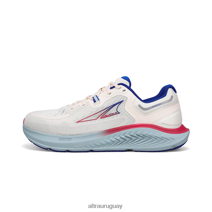 paradigma 7 8B0NLP246 zapatos de carretera hombres blanco azul Altra