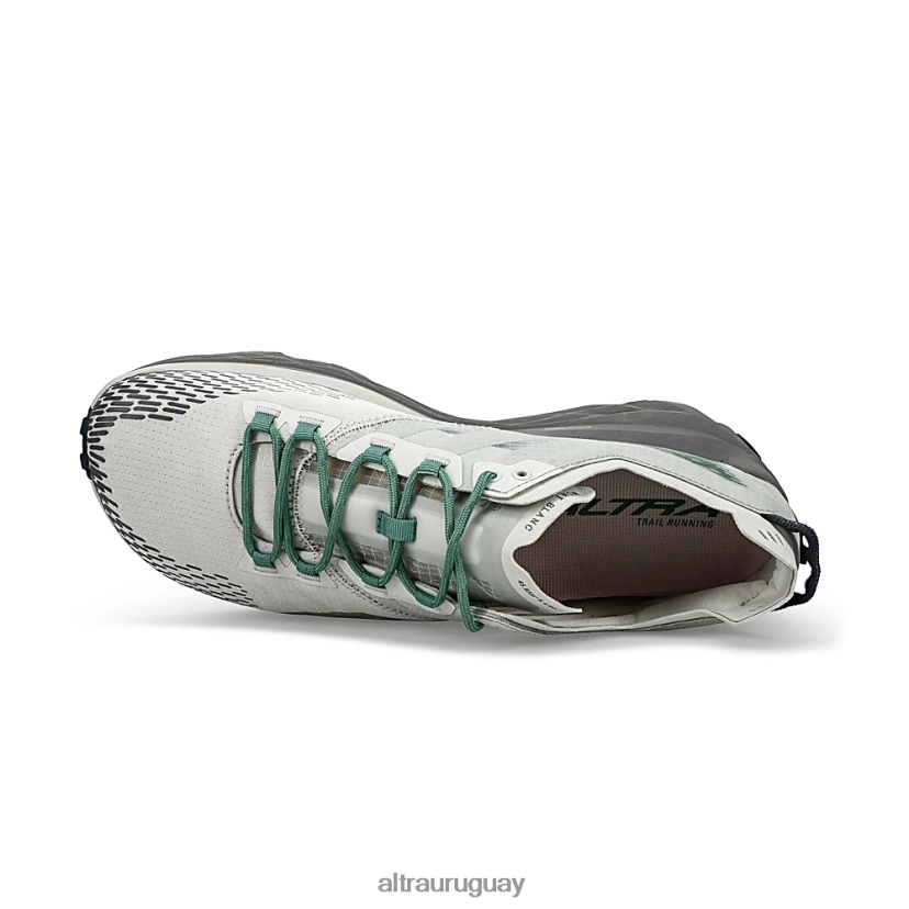 Mont Blanc 8B0NLP212 zapatos de trail hombres Verde Gris Altra
