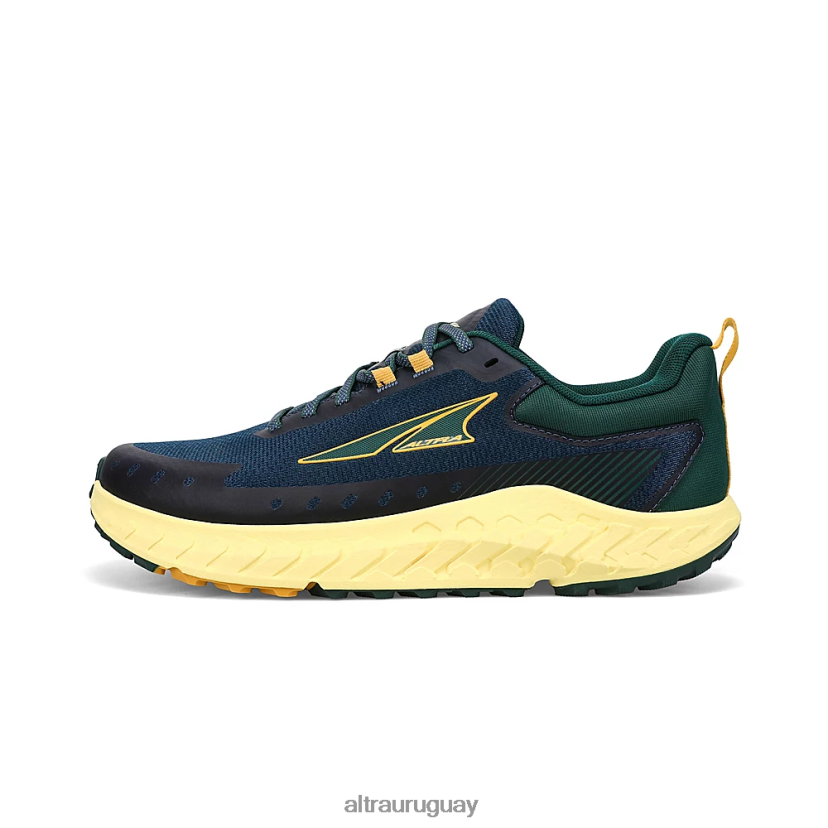 camino exterior 2 8B0NLP187 zapatos de trail hombres azul amarillo Altra