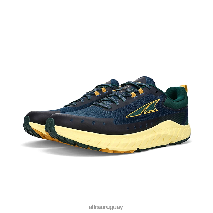 camino exterior 2 8B0NLP187 zapatos de trail hombres azul amarillo Altra