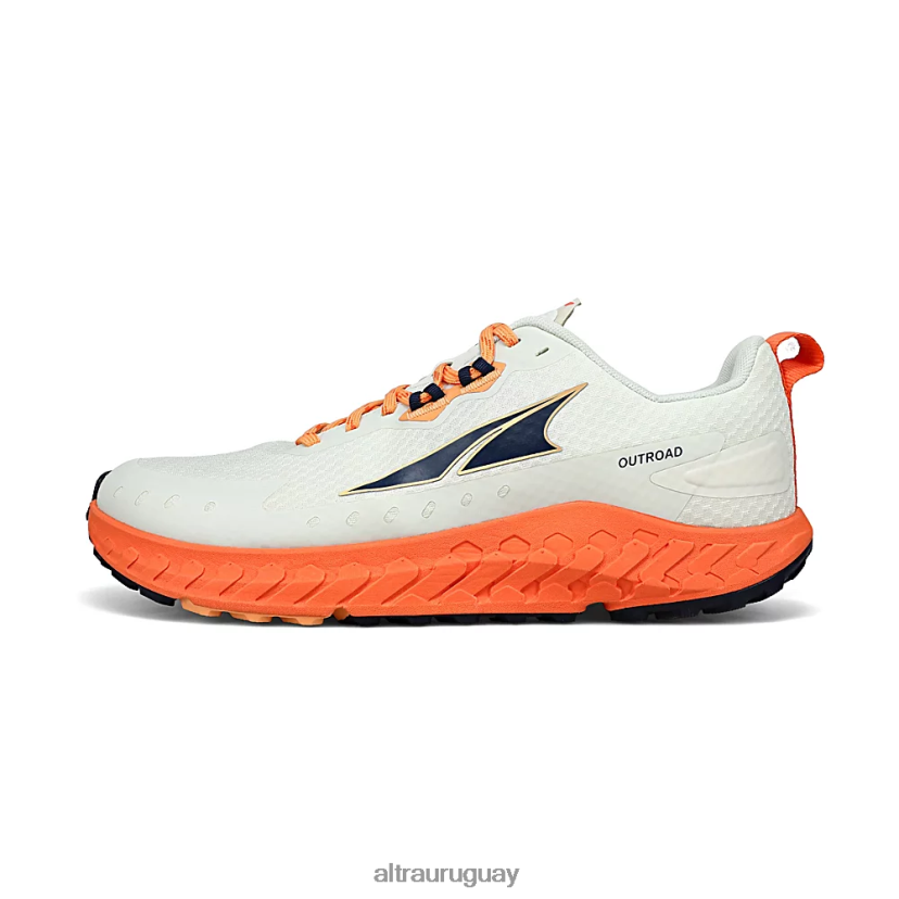 fuera del camino 8B0NLP233 zapatos de trail hombres blanco/naranja Altra