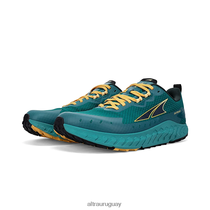 fuera del camino 8B0NLP234 zapatos de trail hombres verde azulado profundo Altra