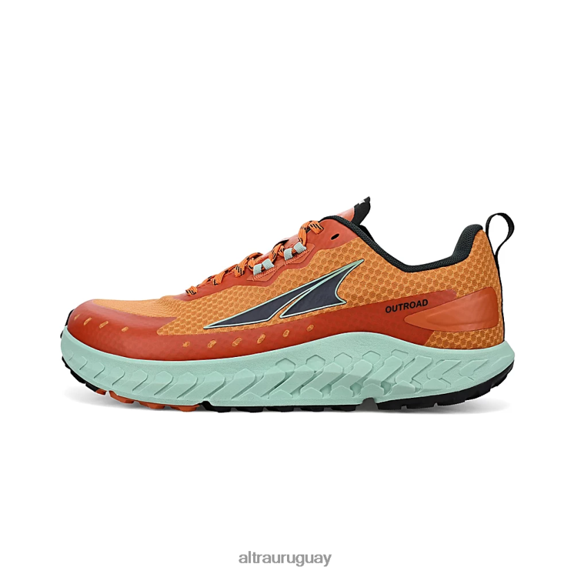 fuera del camino 8B0NLP236 zapatos de trail hombres verde/naranja Altra