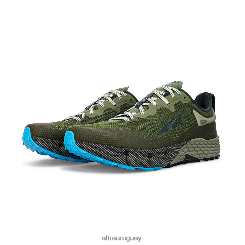 timón 4 8B0NLP204 zapatos de trail hombres aceituna polvorienta Altra