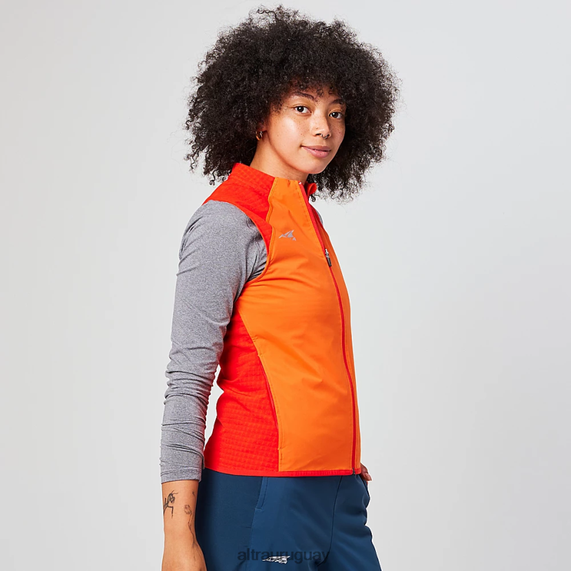 chaleco cortavientos trail 8B0NLP169 chaquetas y chalecos mujer rojo Altra