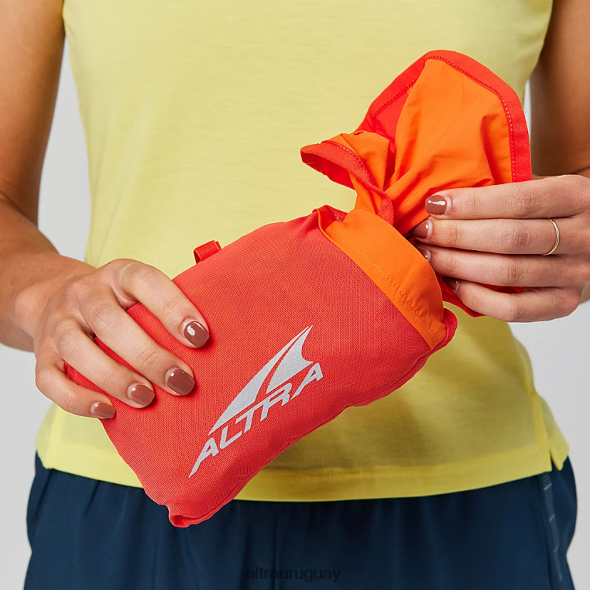 chaqueta cortavientos de trail 8B0NLP168 chaquetas y chalecos mujer naranja roja Altra