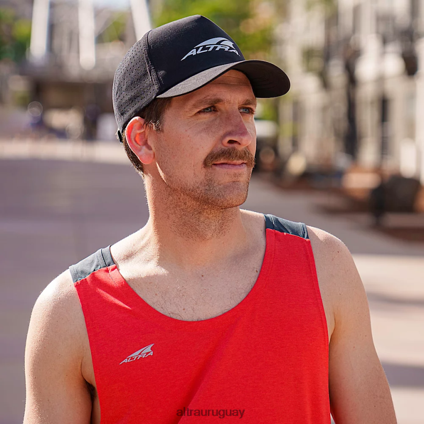 gorra de camionero con logo 8B0NLP181 sombreros mujer negro Altra