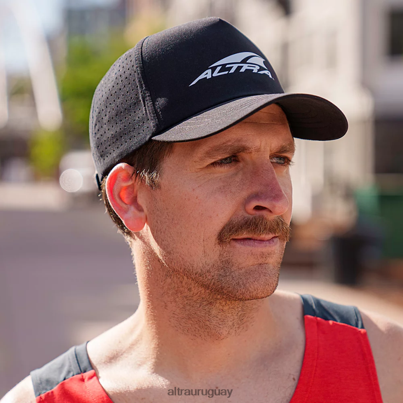 gorra de camionero con logo 8B0NLP181 sombreros mujer negro Altra