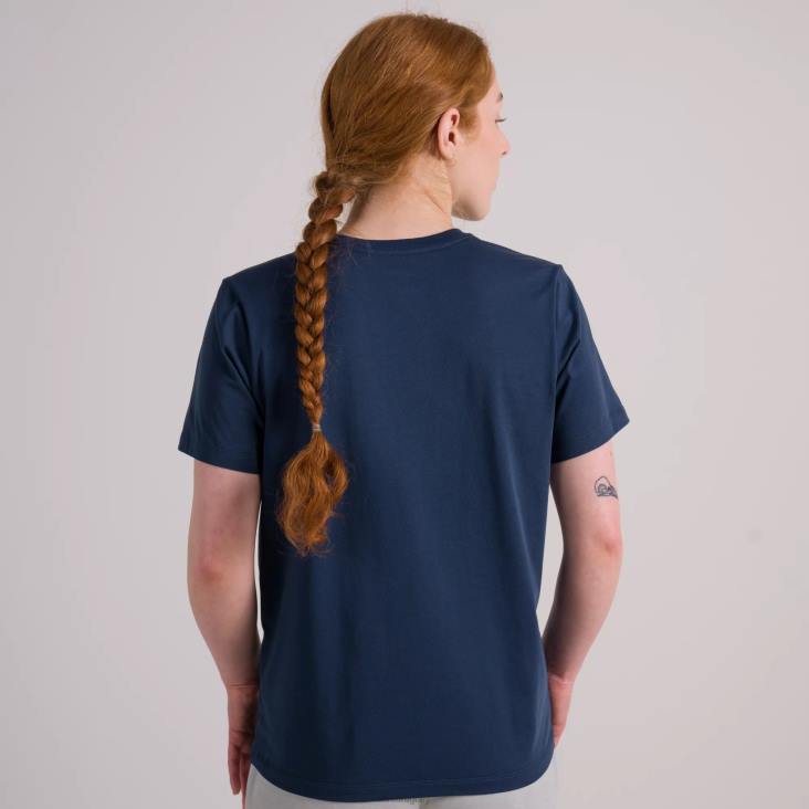 Camiseta reciclada diaria para mujer azul océano iluminado por la luna LR22213 océano azul iluminado por la luna mujer Altra