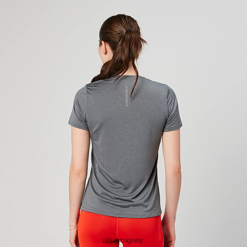 camiseta de manga corta con núcleo 8B0NLP130 tapas mujer brezo de peltre Altra