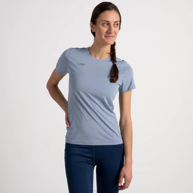 camiseta de manga corta core para mujer ashley blue heather LR22210 ashley brezo azul mujer Altra