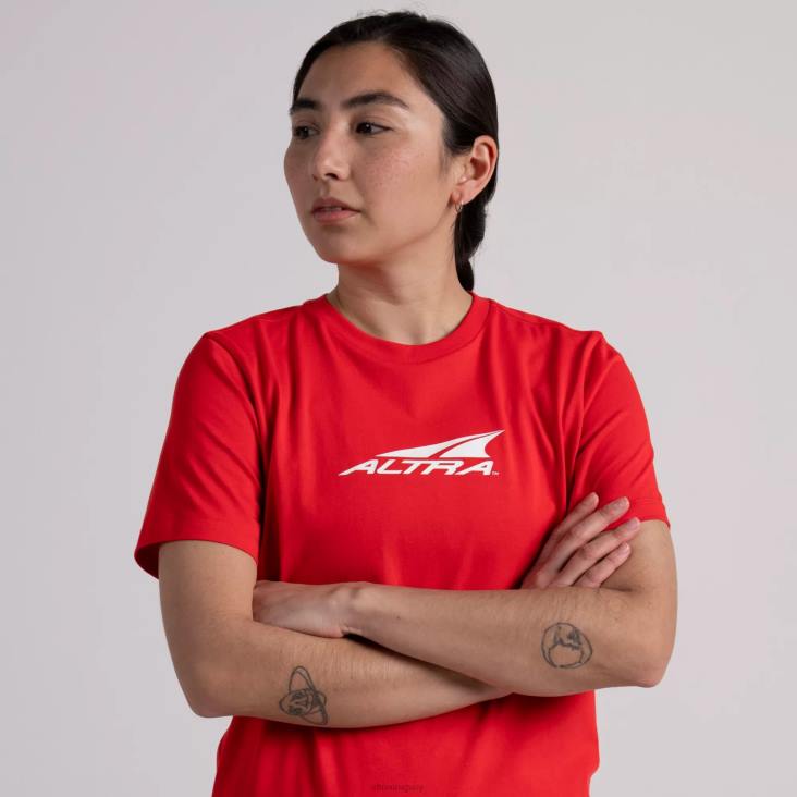 camiseta reciclada de todos los días para mujer rojo intenso LR22214 rojo fuego mujer Altra