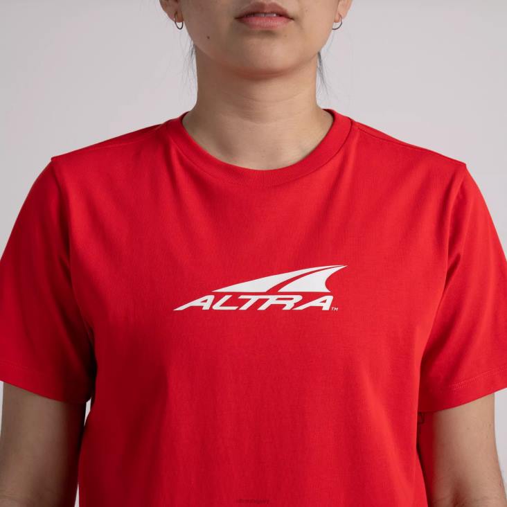 camiseta reciclada de todos los días para mujer rojo intenso LR22214 rojo fuego mujer Altra