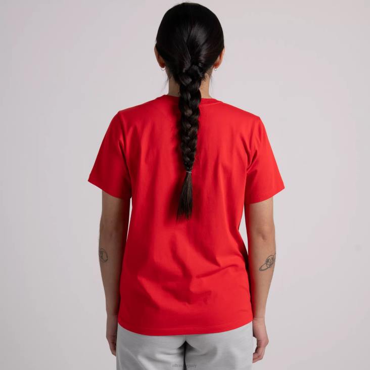 camiseta reciclada de todos los días para mujer rojo intenso LR22214 rojo fuego mujer Altra