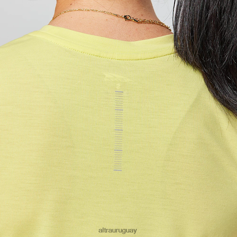 camiseta sin mangas de sendero 8B0NLP118 tapas mujer amarillo Altra