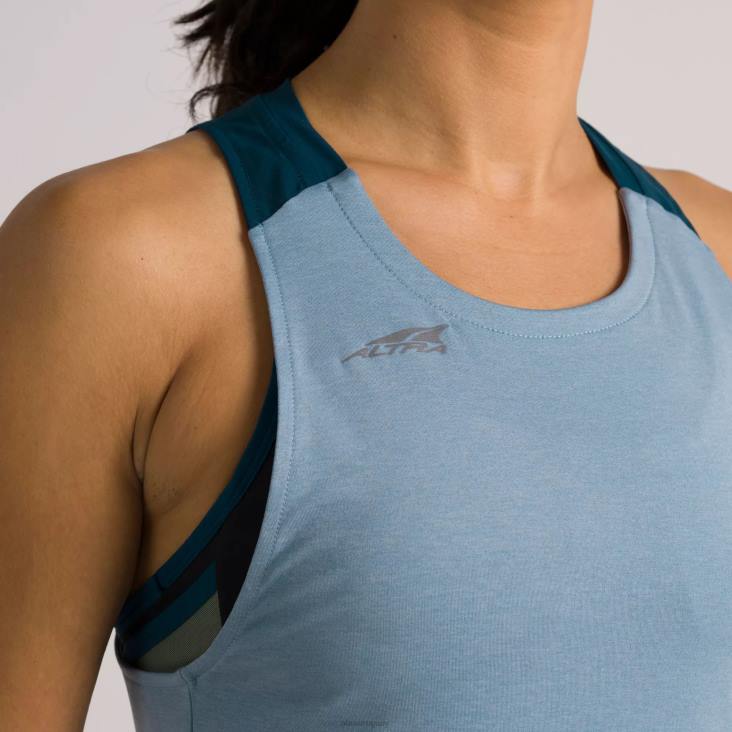 camiseta sin mangas mujer vanish ashley azul jaspeado LR22207 ashley brezo azul mujer Altra