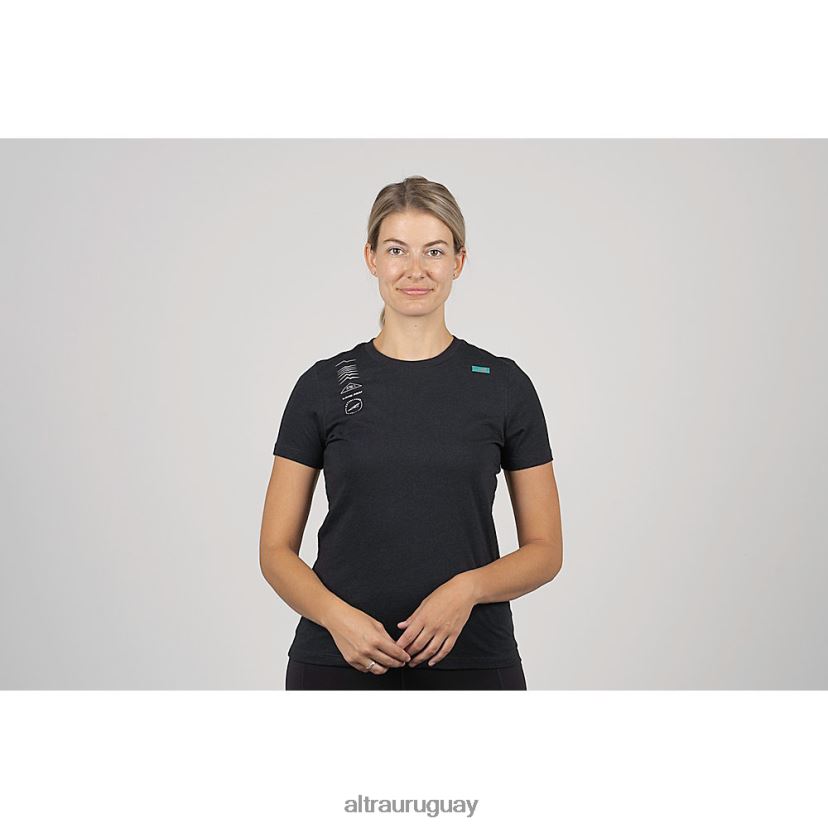 leyenda manga corta 8B0NLP149 tapas mujer negro Altra