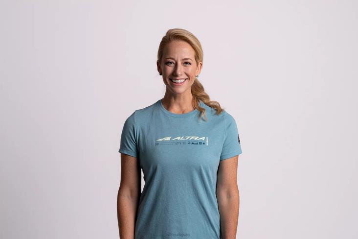 mujer clásico manga corta polvoriento verde azulado LR22223 verde azulado polvoriento mujer Altra