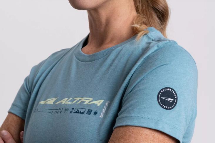 mujer clásico manga corta polvoriento verde azulado LR22223 verde azulado polvoriento mujer Altra