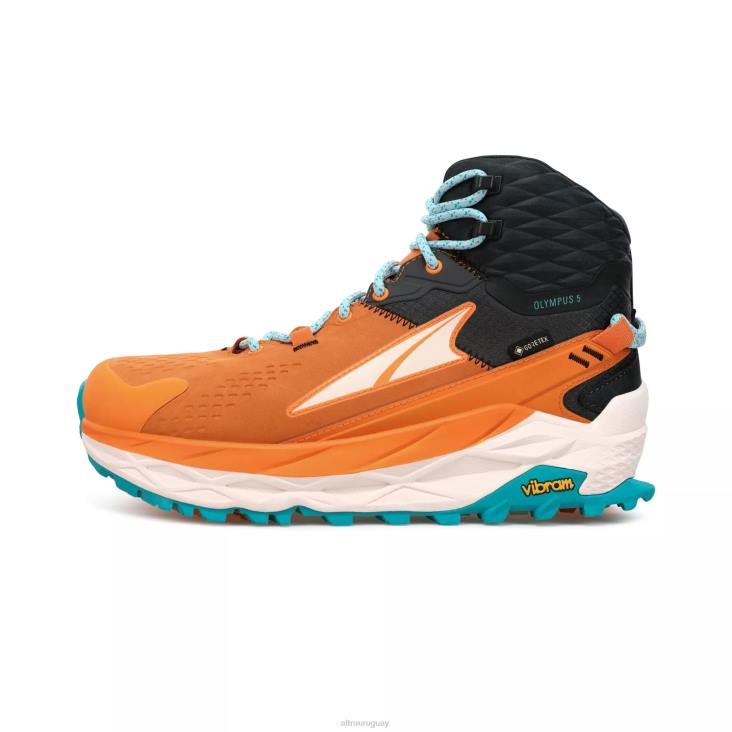 mujer olympus 5 caminata mid gtx naranja-gris LR22113 naranja-gris mujer Altra