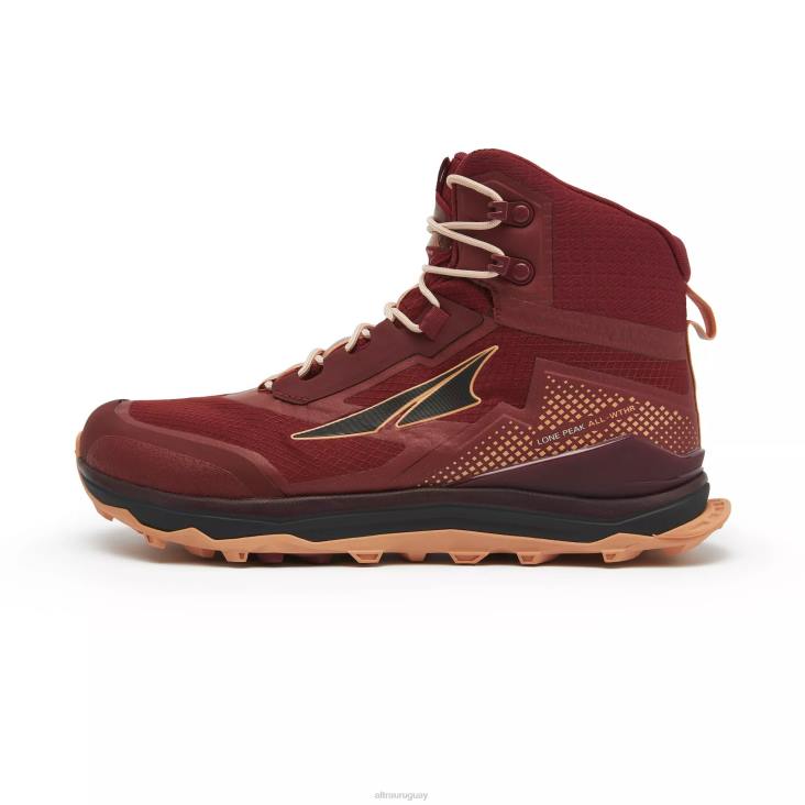 mujer pico solitario todo-wthr medio granate LR22142 granate mujer Altra