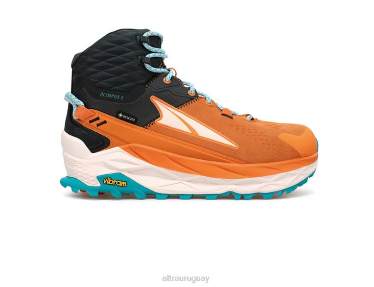 olympus 5 walk mid gtx gris-naranja LR22506 gris-naranja mujer Altra